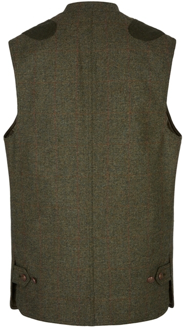 Weste Harris Wteed mit Patches, rot-Karo, Rascher